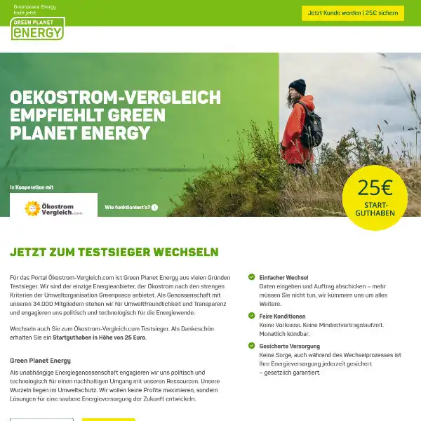 Green Planet Energy ehemals Greenpeace